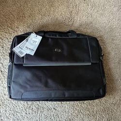 Solo New York Chrysler 17.3" Laptop Briefcase - Black