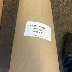 Kraft Paper rolls 18”x1500