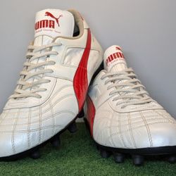 Restored Classic Puma King Japan Soccer Cleats Shoes Size 9.5US