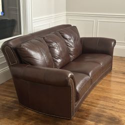 Italian Leather Sofa Couch