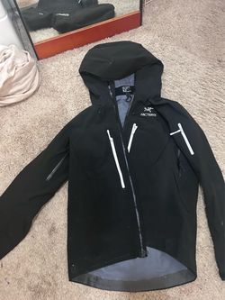 Arc'teryx Black Hooded Shell Jacket