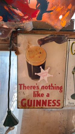 Vintage Guinness Advertising Tin Sign