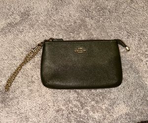 Coach Olive Green Wristlet Wallet