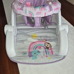 Baby Girl Table/floor Seat.  Perfect Condition  Clean As New