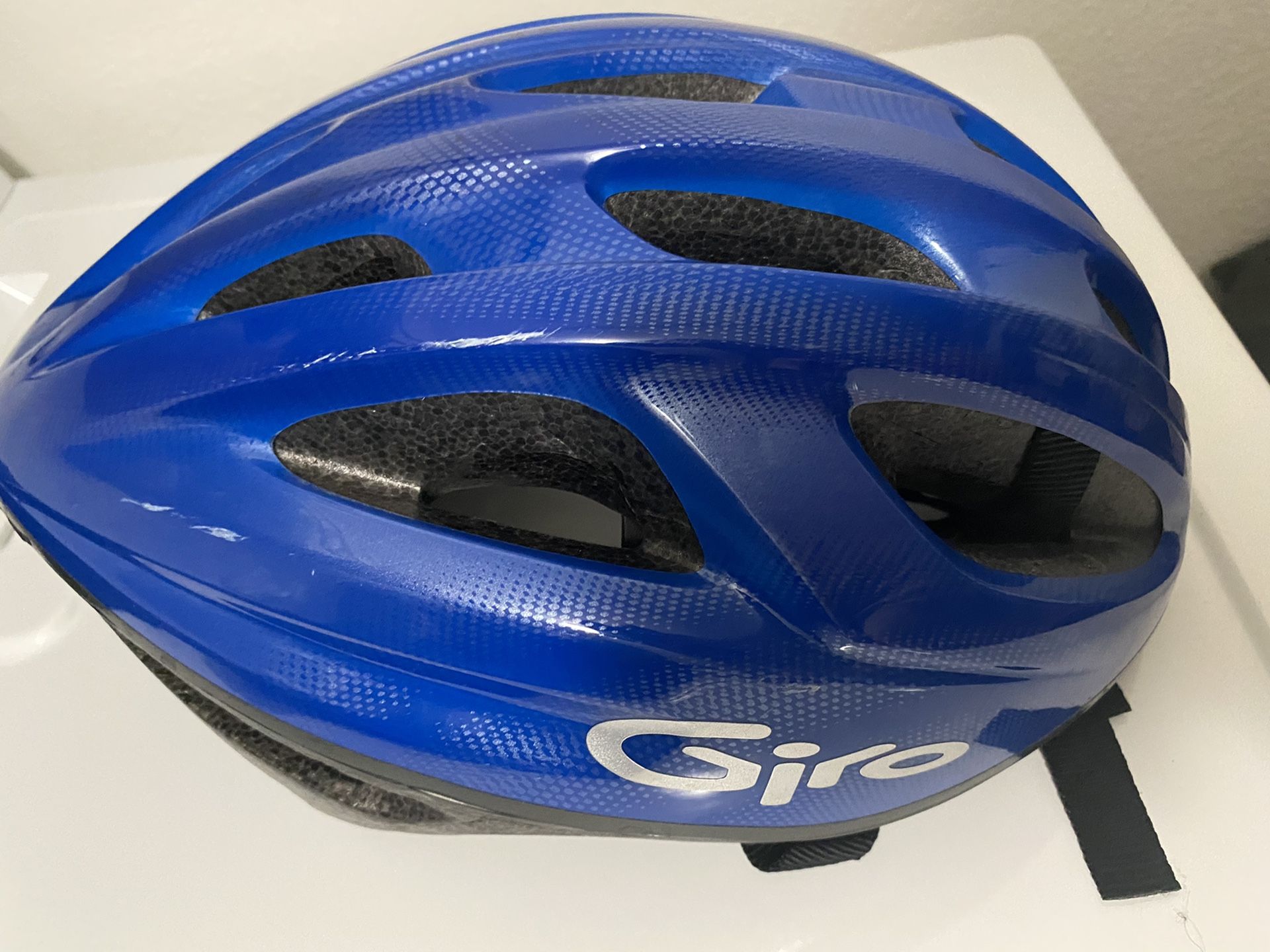 Giro blue helmet