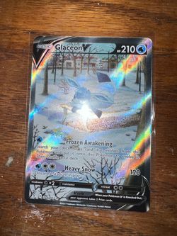 Glaceon V Alternate Art Pokémon Card 175/203 Holo