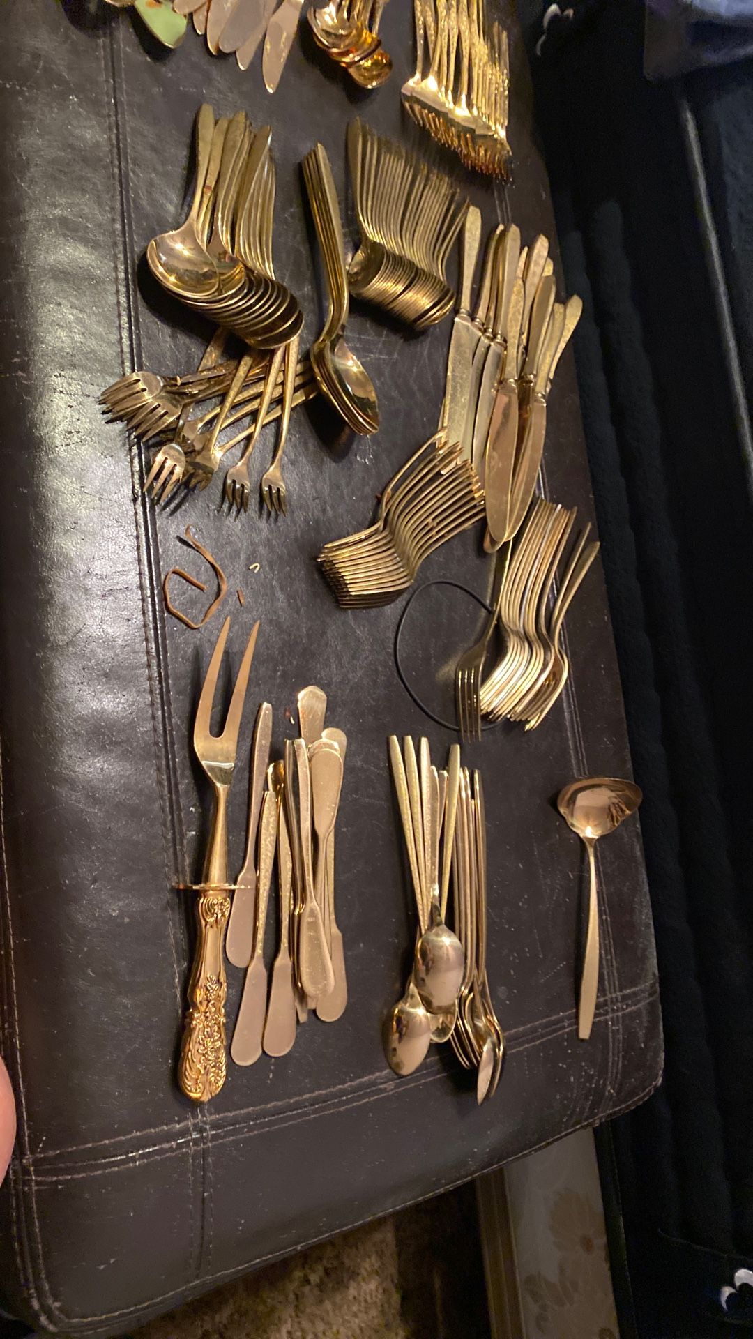 Gold Plated Silverware $400