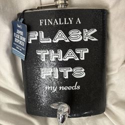 Jumbo Flask Drink Dispenser – 128 oz – New