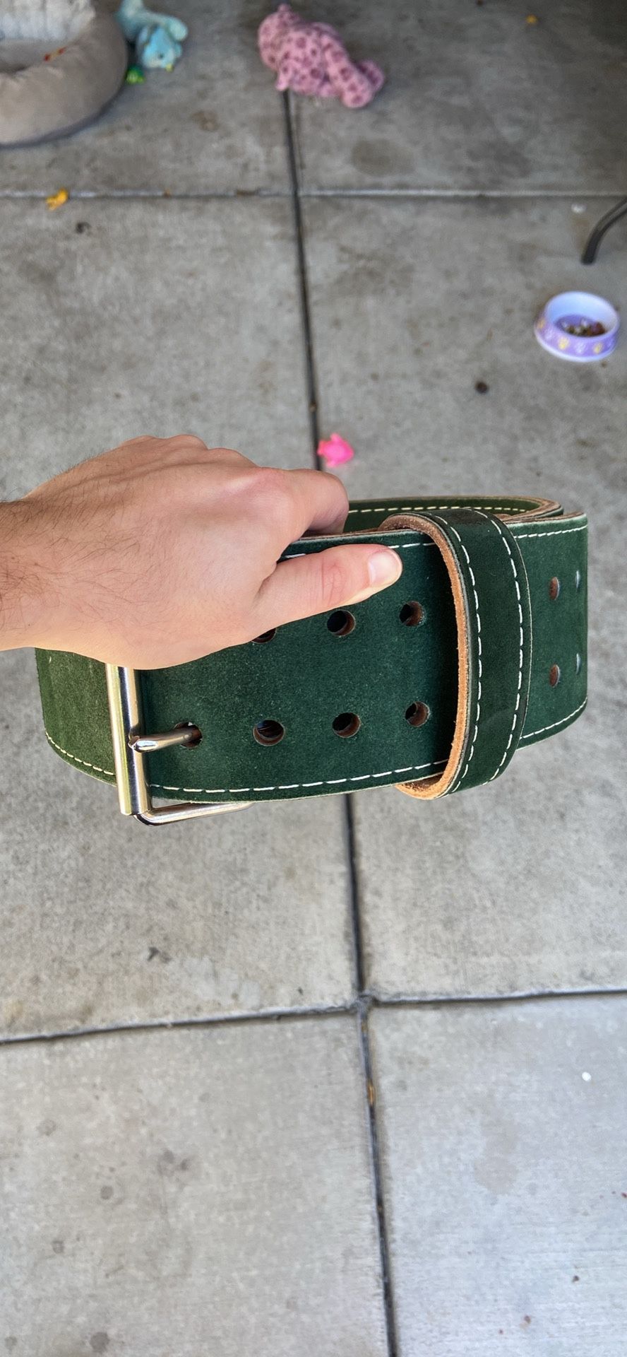 Leather Weightlifting Belt