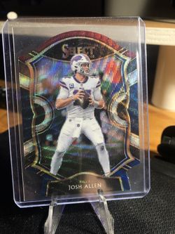 20-21 Josh Allen Select Red Blue Die Cut