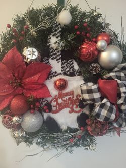 New Gnome Themed Christmas Wreath