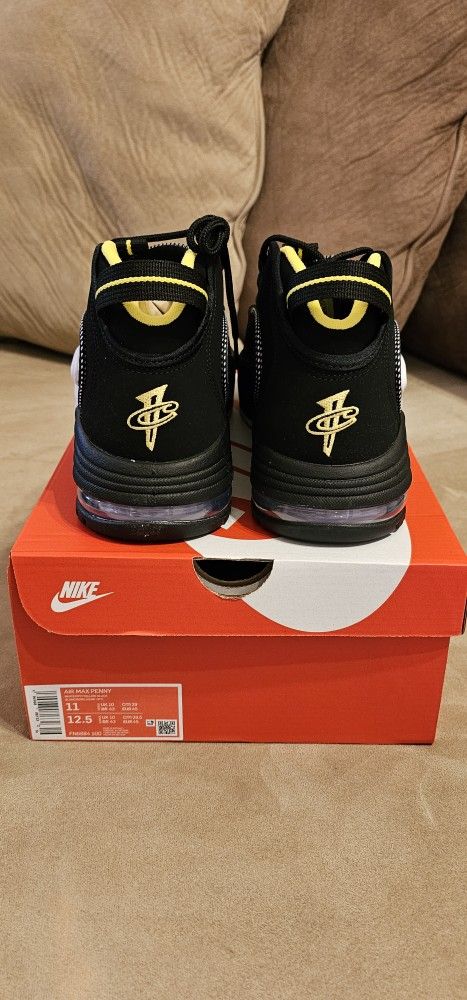 Nike Air Penny Max Lester Orlando Jordan Retro OG White Cement