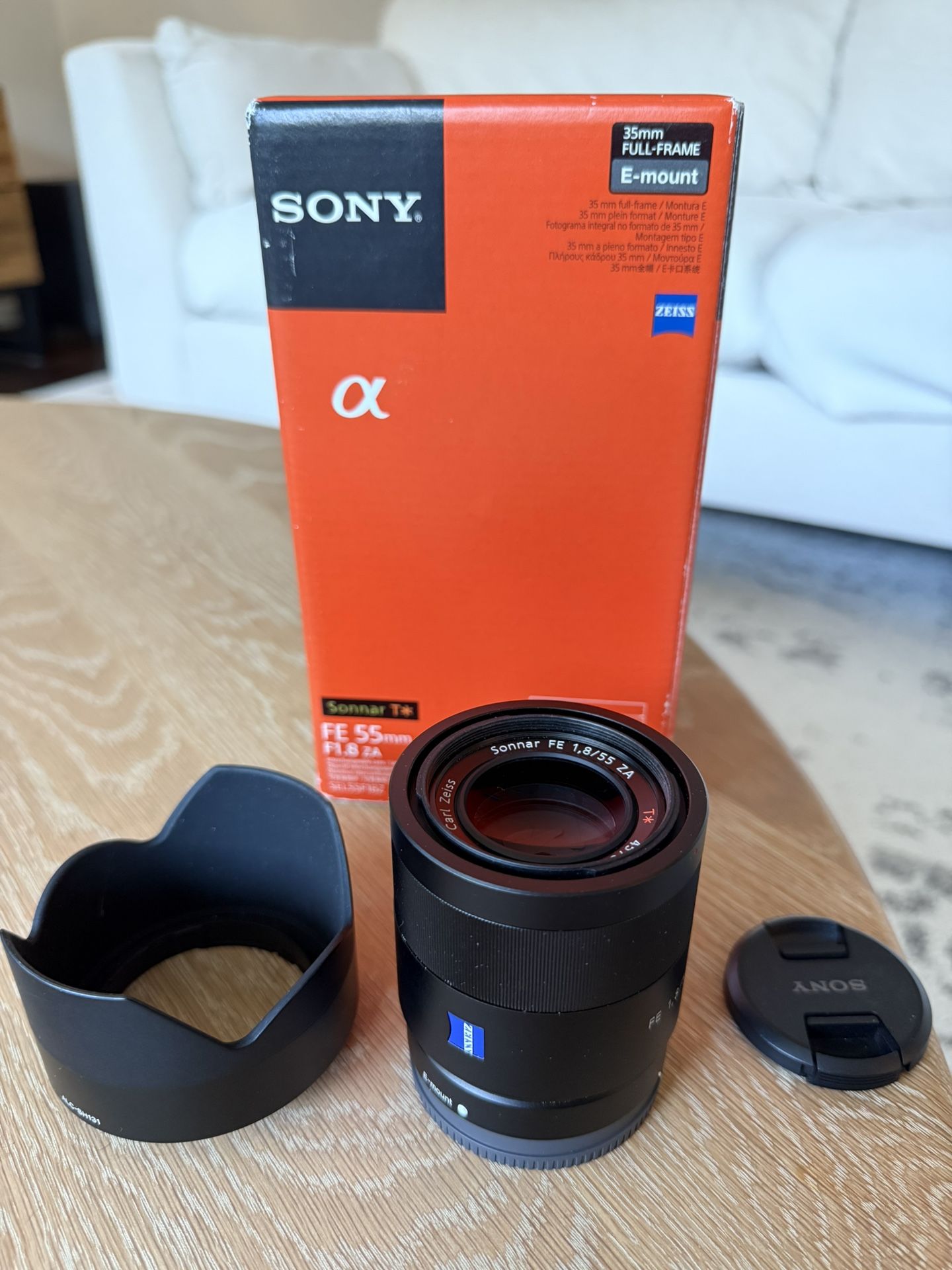 Sony FE 55mm F1.8 E-Mount Lens