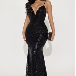 Sequin Maxi Dress