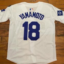 blue Or White Yamamoto new 2025 World Series Jersey