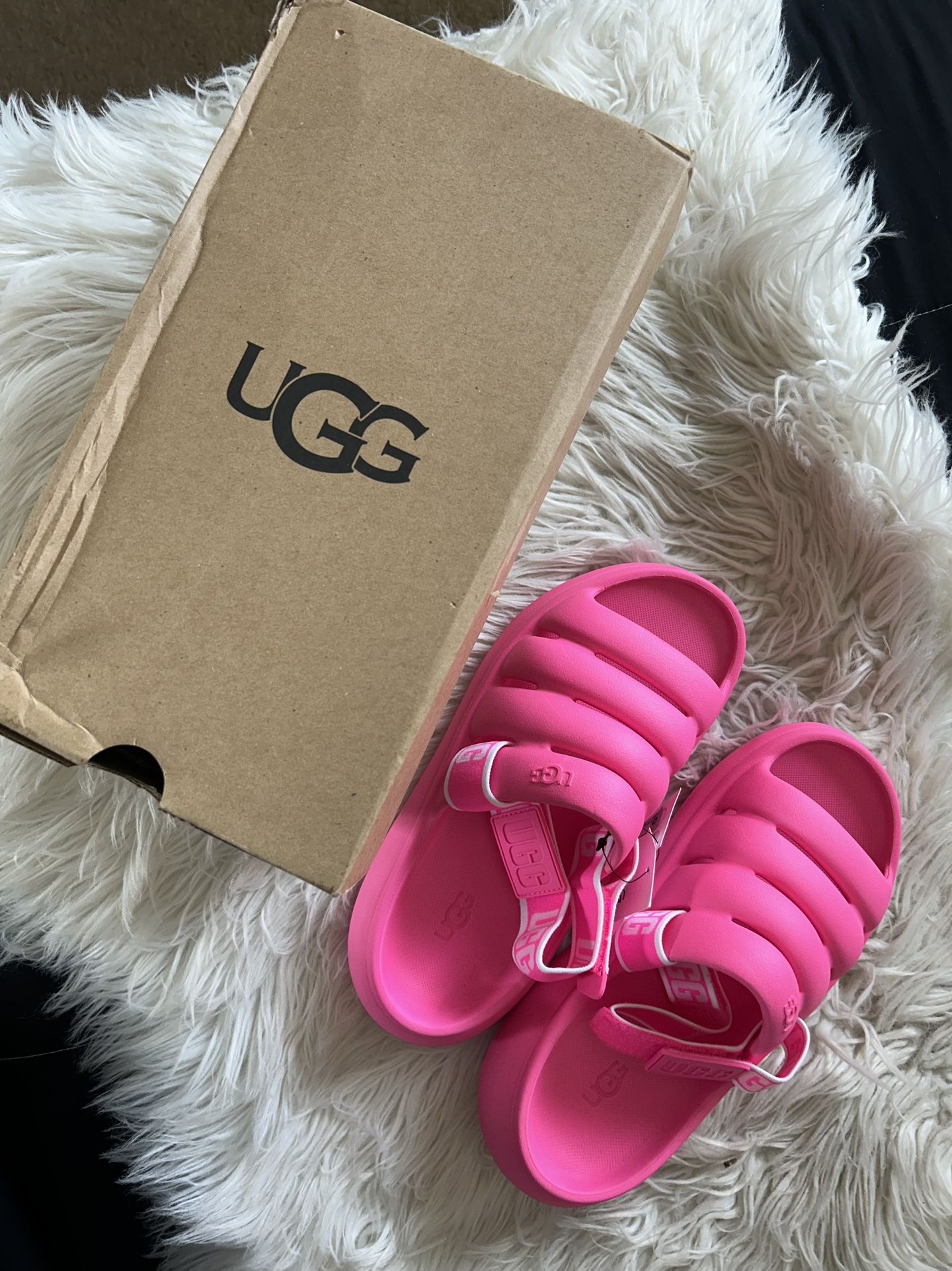 Pink Ugg Slides