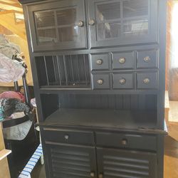 Black China Hutch 
