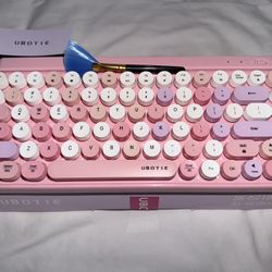 UBOTIE Keyboard Pink 