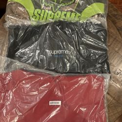 Supreme®/Fox Racing® Zip Up Hooded Sweatshirt, Satin Appliqué Hooded Sweatshirt, Supreme®/Jordan® Hooded Sweatshirt