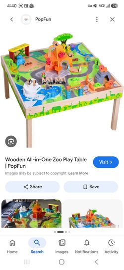 Zoo play table
