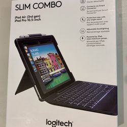 📱 Logitech Slim Combo Keyboard Case for iPad Pro 10.5” / iPad Air (3rd Gen)