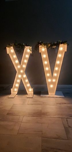 XV Marquee  (For Quinceanera)