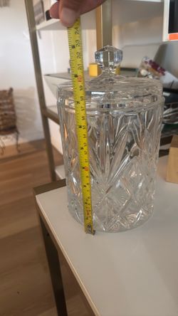 Crystal Glass jar
