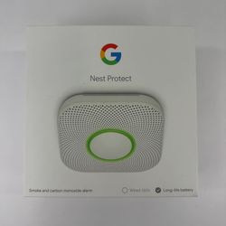 New Google Nest Protect Smoke and Carbon Monoxide Alarm S3000BWES