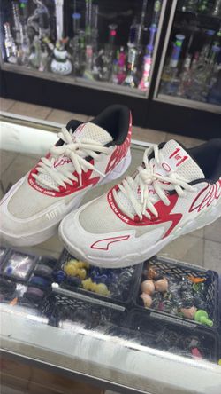 PUMA MB.01 Low "Team Colors - White High Risk Red