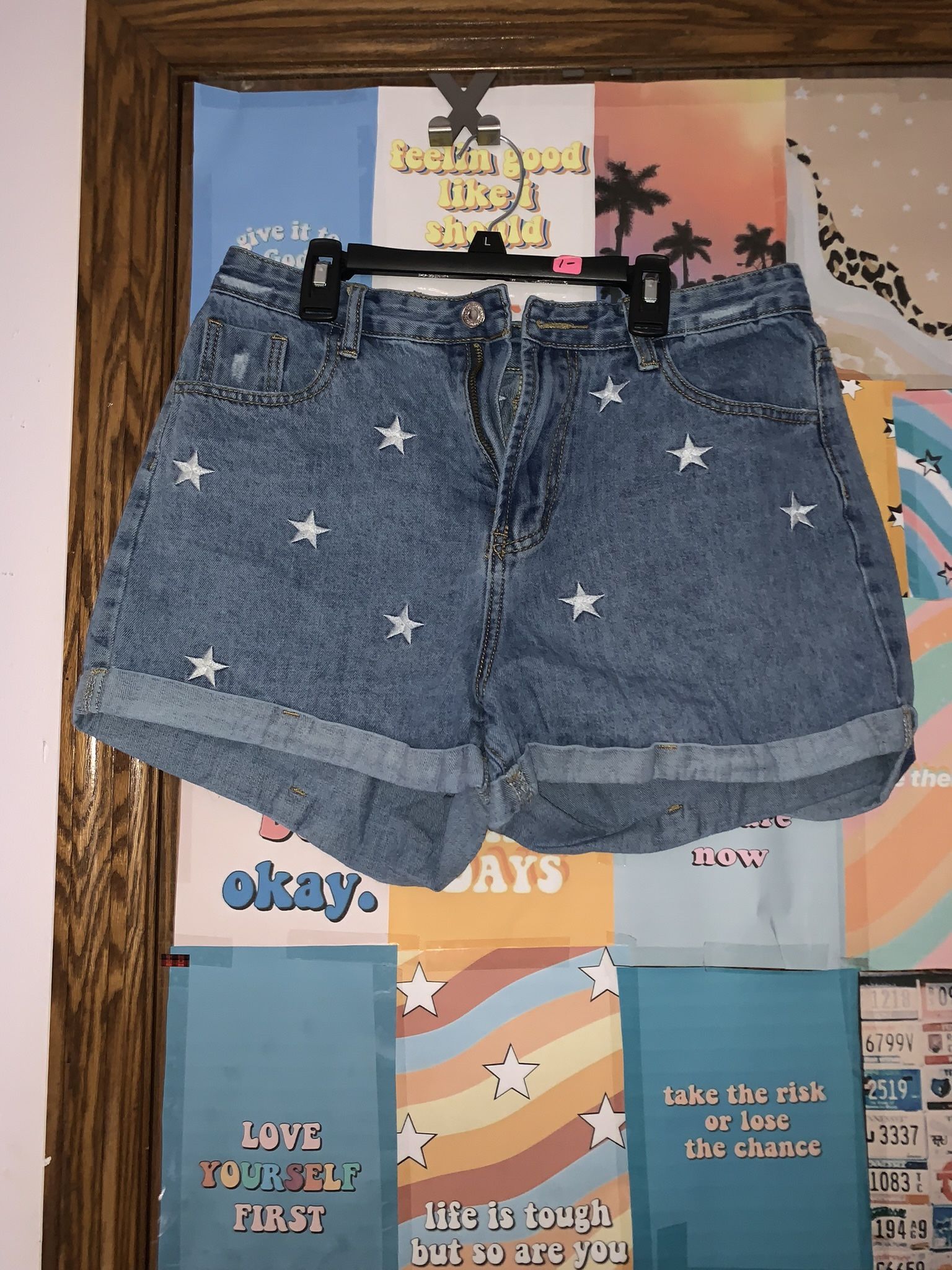 Shein Star Jean Shorts