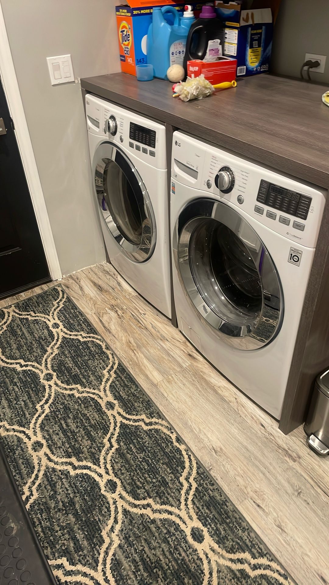Washer and dryer