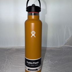 Hydro Flask Standard Mouth With Flex Straw Cap Fossil By KB Home 709mL 24oz