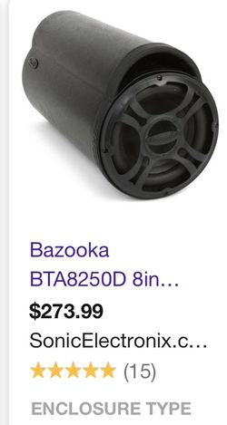 bazooka tube 8 inch built in amp