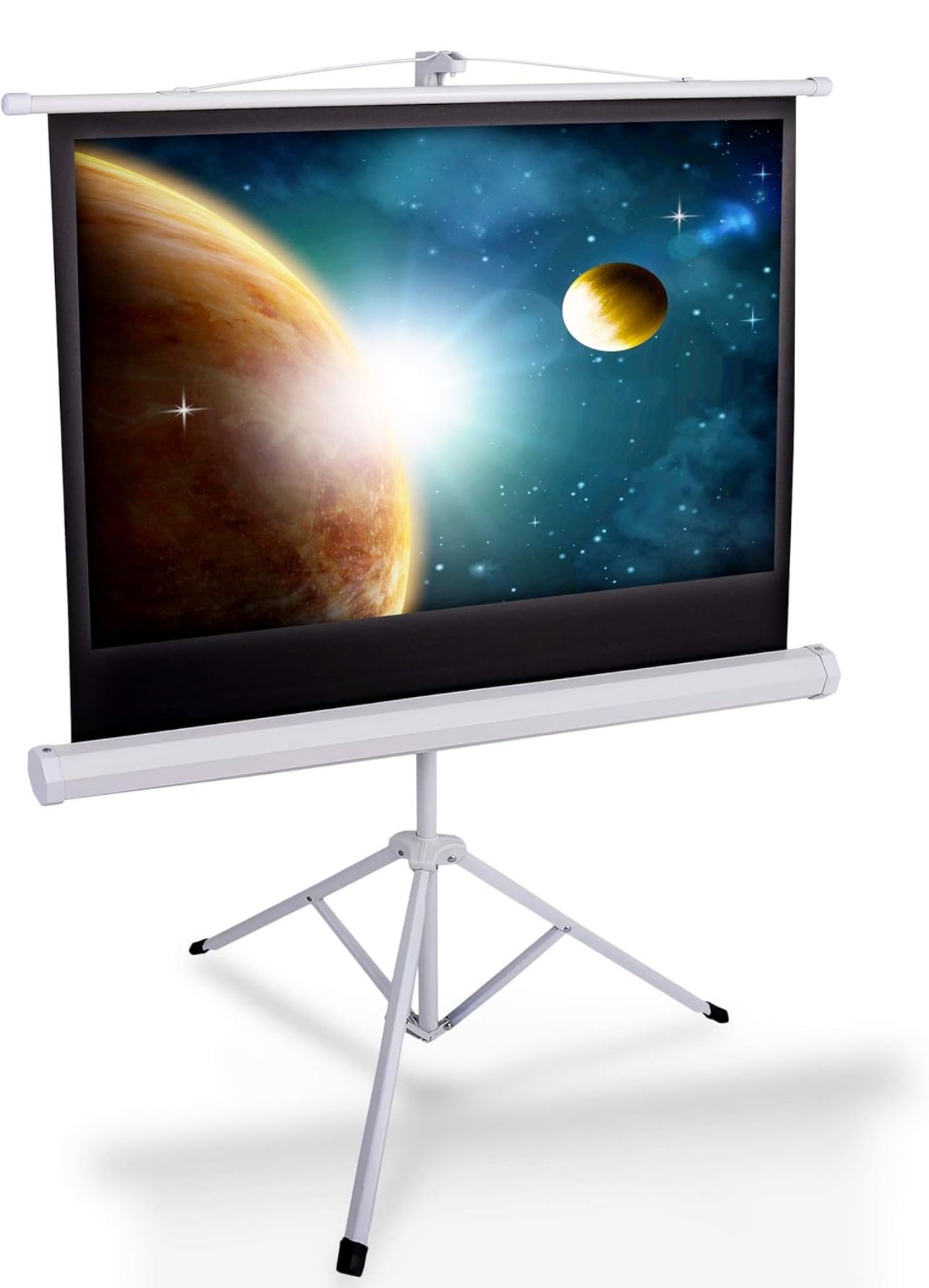 Portable Projector Screen Tripod Stand - Mobile Projection Screen