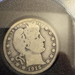 1915p Barber Quarter 