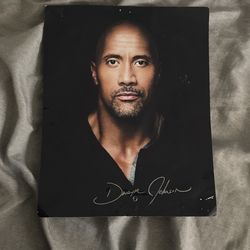 Authentic Autographed Dwayne Johnson Picture