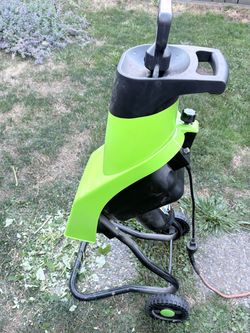 Portland 14 amp 1.5” corded electric chipper shredder
