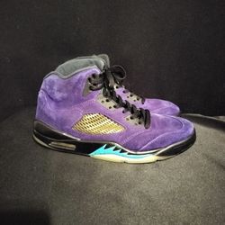 Mens Jordan 5 Retro Alternate Grape (Size 8.5)