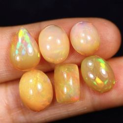 16.36Ct Group of 6 Welo Opal Polished - Ethiopian Opal
