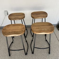 4 Bar Stools 24” Height