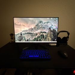 Complete Gaming Setup – PC, Monitor, Headset, Keyboard, Mouse, Controller