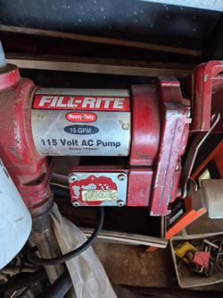 Fill rite fuel pump
