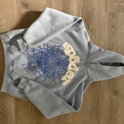 Brand New Light Blue Spider Hoodie 