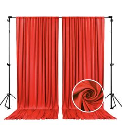Red Backdrop Curtain