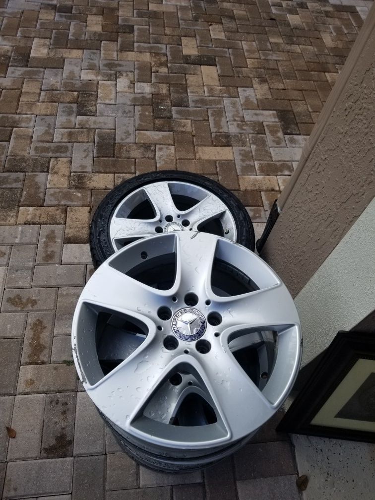 2015 Mercedes cla 250 rims