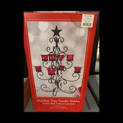 Christmas Tree Candle Holder 