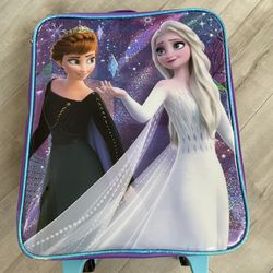 Frozen Disney Elsa Anna Carry On Luggage Suitcase For Kids Girl 