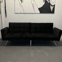 Velvet Futon Sofa Couch