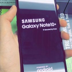 Samsung galaxy note 10 plus 256 gb unlocked, store warranty 