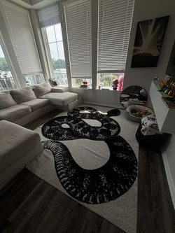 Big Snake Rug 7’6” x 9’6”